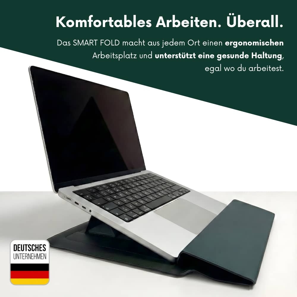 Smart Fold - Ergonomische Laptop-Hülle